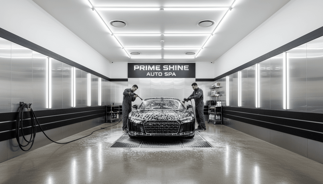 Premium car detailing studio