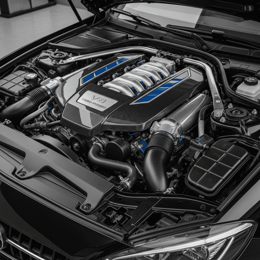 Engine bay detailing